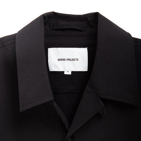 Norse Projects Carsten Travel Light Shirt Black N40-06269999 Degli Uberti